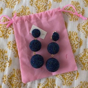 BLUE LES BONS BONS CLIP ON EARRINGS NWT